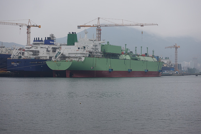 DSME shipyard