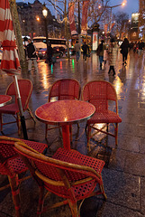 Pas de café en terrasse