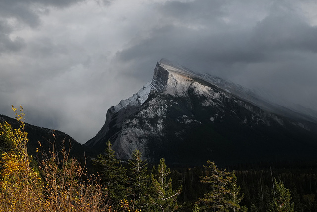 Kootenay national Park, 3 photos taken from the same viewpoint (crowded...)