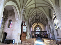 croyland abbey church, crowland, lincs (35) c15 aisle and vaulting