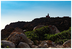 Spartivento cape and lighthouse