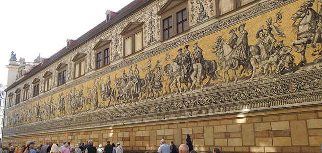 Fürstenzug, linker Teil, Dresden