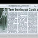 Tom banks on Cook and Co