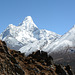 Khumbu, Ama Dablam (6814m) and Kangtega (6783m)