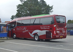 DSCF0105 Radley Coach Travel YR16 RAD in Bury St. Edmunds - 23 Oct 2017