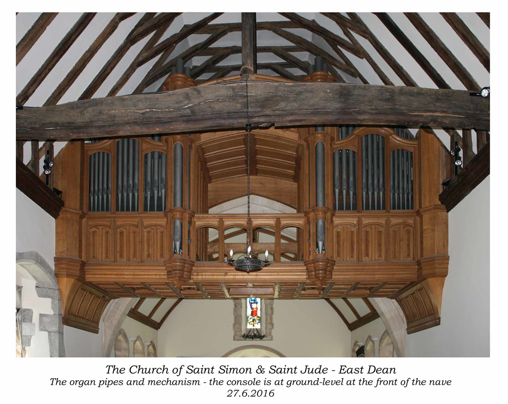 St Simon & St Jude organ pipes etc 27 6 2016