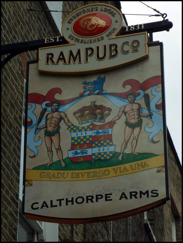 Calthorpe Arms pub sign