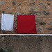 Laundry White Red