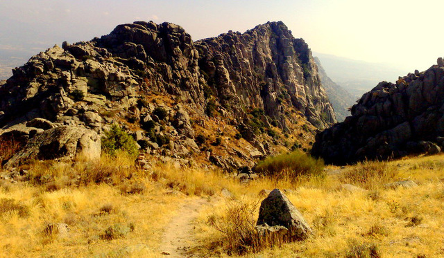 The path down from EL Cancho Gordo.