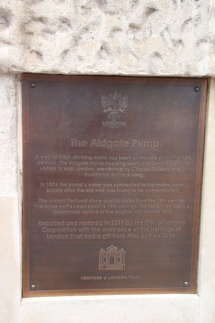 The Aldgate Pump