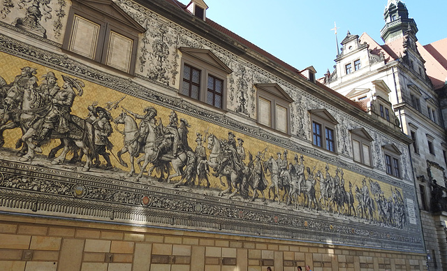 Fürstenzug, rechter Teil, Dresden