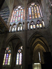 Stained glass windows. Stained glass windows.