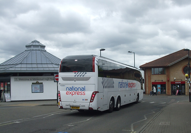 DSCF2869 Whippet Coaches (National Express contractor) NX21 (BL17 XAZ) at Mildenhall - 19 Jun 2018