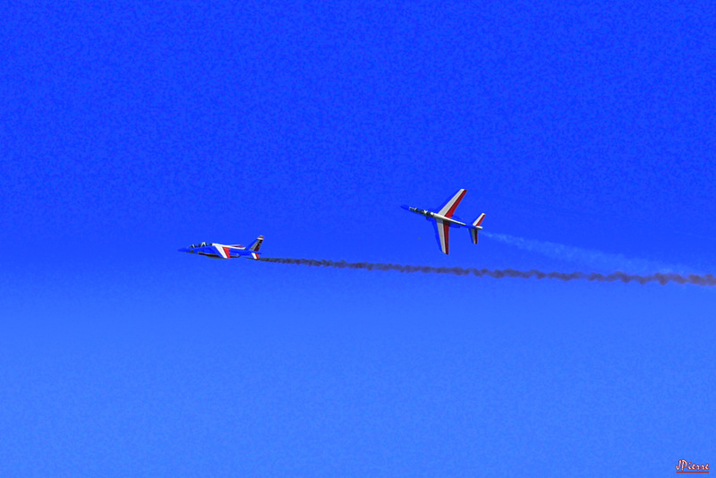 Alphajets en vrille