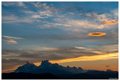 Vivid lenticular cloud over Olbia