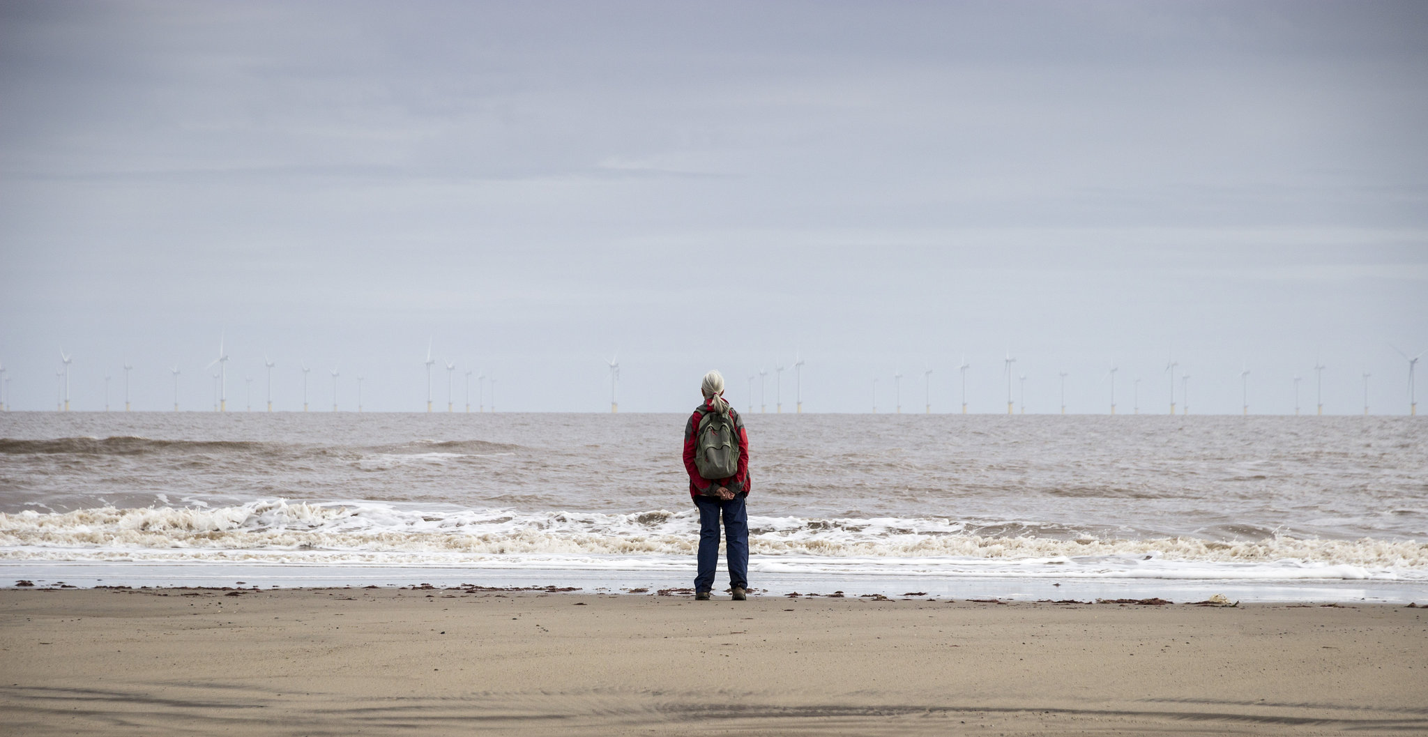 Spurn Neck; looking out to sea