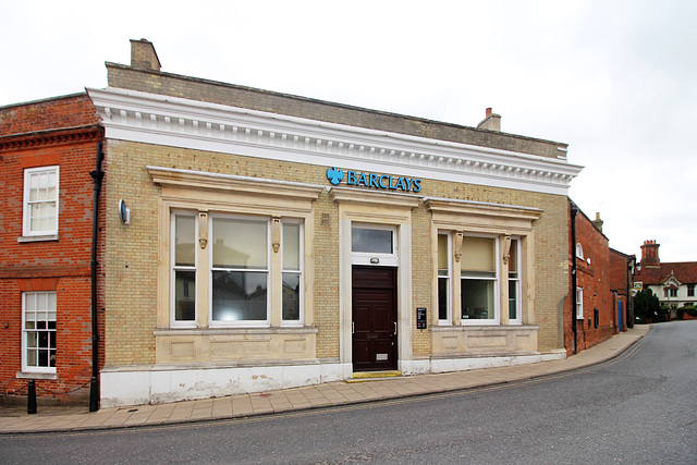 Barclays Bank, Thoroughfare, Halesworth, Suffolk