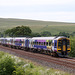 Northern Rail class 158 N0.158 849 leads 2H93 14.50 Carlisle - Leeds service at Smardale 23rd June 2018