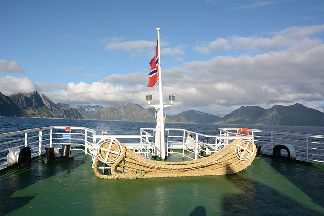 Norway, While Leaving the Island of Senja by Ferry Gryllefjord-Andenes