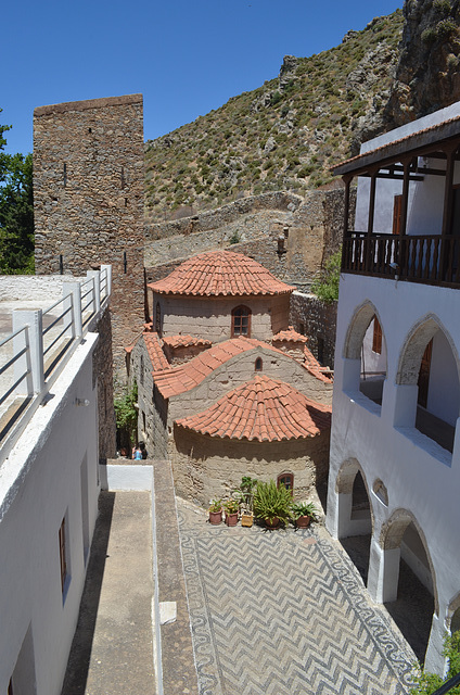 The Island of Tilos, In the Monastery of Aghios Panteleimonas