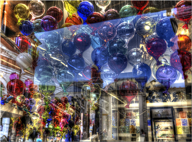 Venetian Glass Shop Window Venetian Glass Shop Window