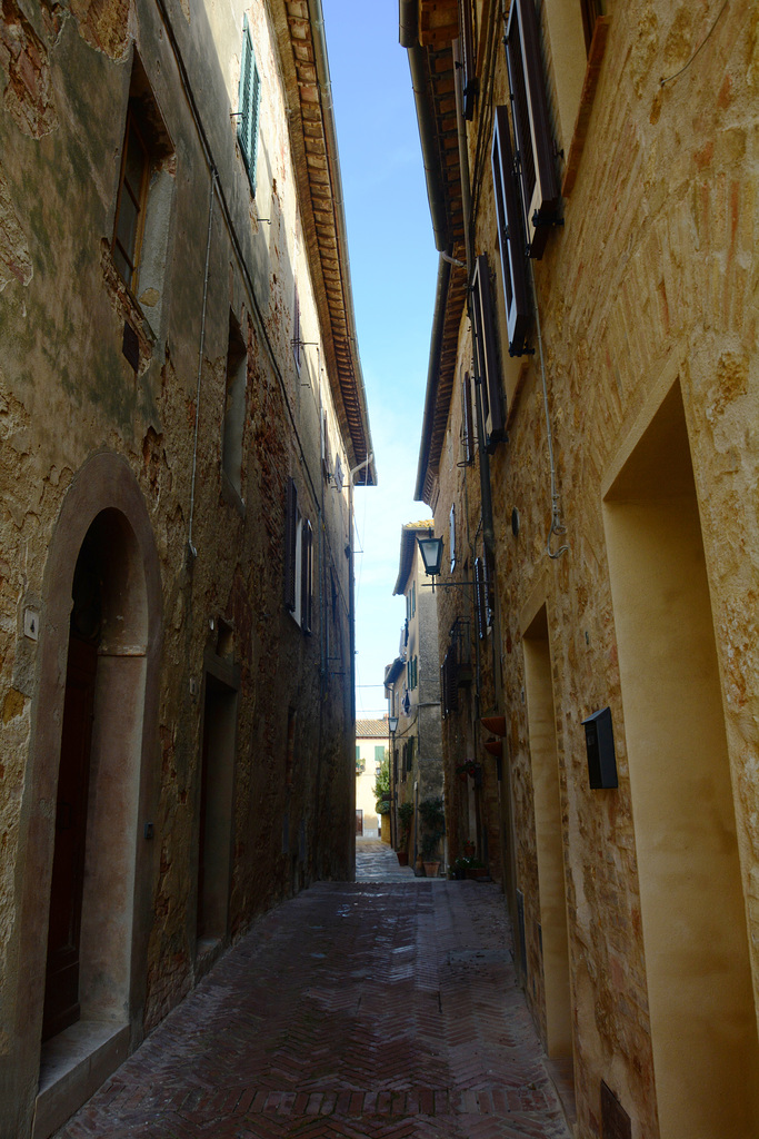 Italy, Pienza, Corso Il Rossellino