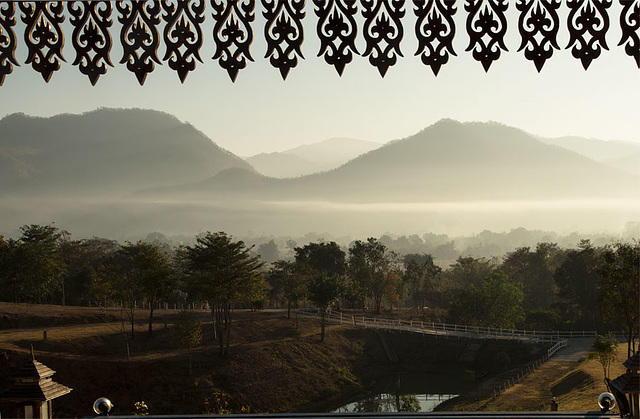 Morning mist over the Pai valley