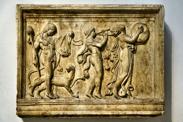 Marble Relief of a Dionysaic Procession – British Museum, Bloomsbury, London, England