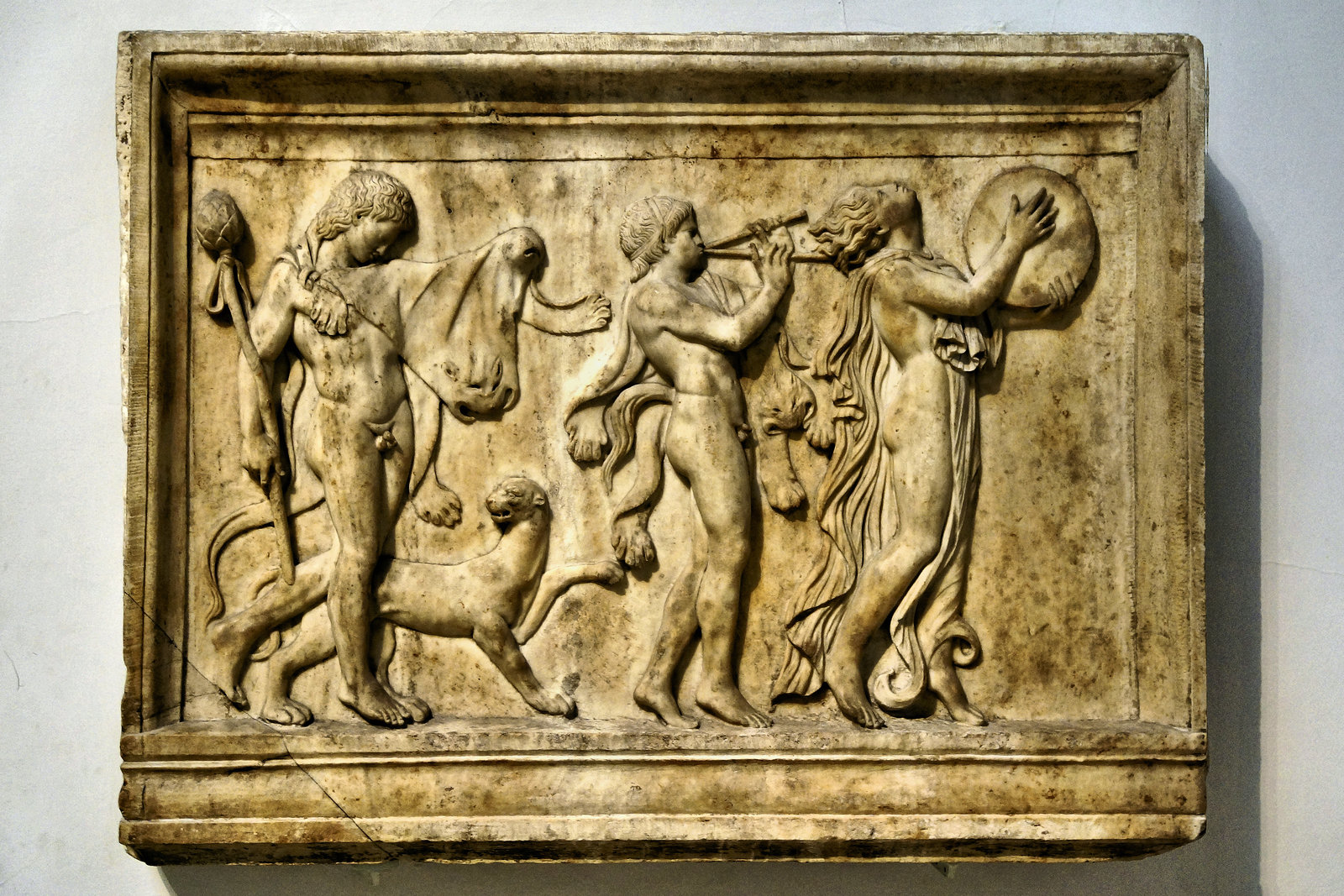Marble Relief of a Dionysaic Procession – British Museum, Bloomsbury, London, England