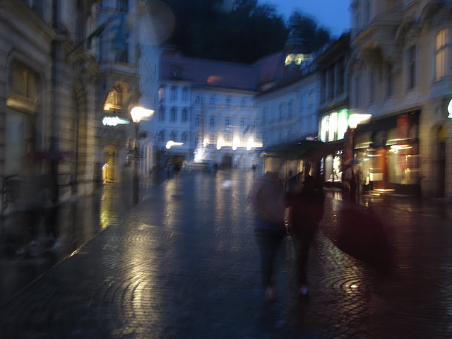 Rainy night in Ljubljana 3