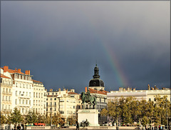 Lyon (69) 13 novembre 2017. Place Bellecour.