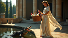 First, we feed the pets, then we pray for peace.