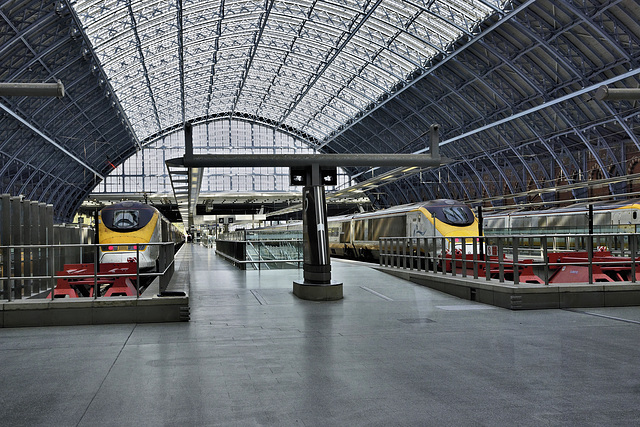 The Barlow Train Shed – St Pancras Railway Station, Euston Road, London, England