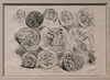 Studies of 12 Greek and Roman Coins by Delacroix in the Metropolitan Museum of Art, January 2019