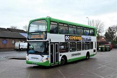 Stephensons 645 (YN55 NKH) in Newmarket - 15 Mar 2021 (P1080093)