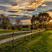 Fenced sunset ++ gezäunter Sonnenuntergang - Warngau