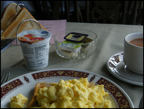 full day scrambled breakfast