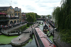 Narrowboats At Camden Lock