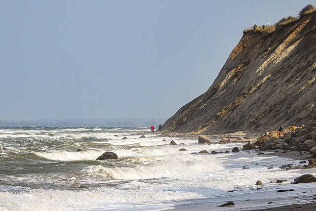 Steep coast