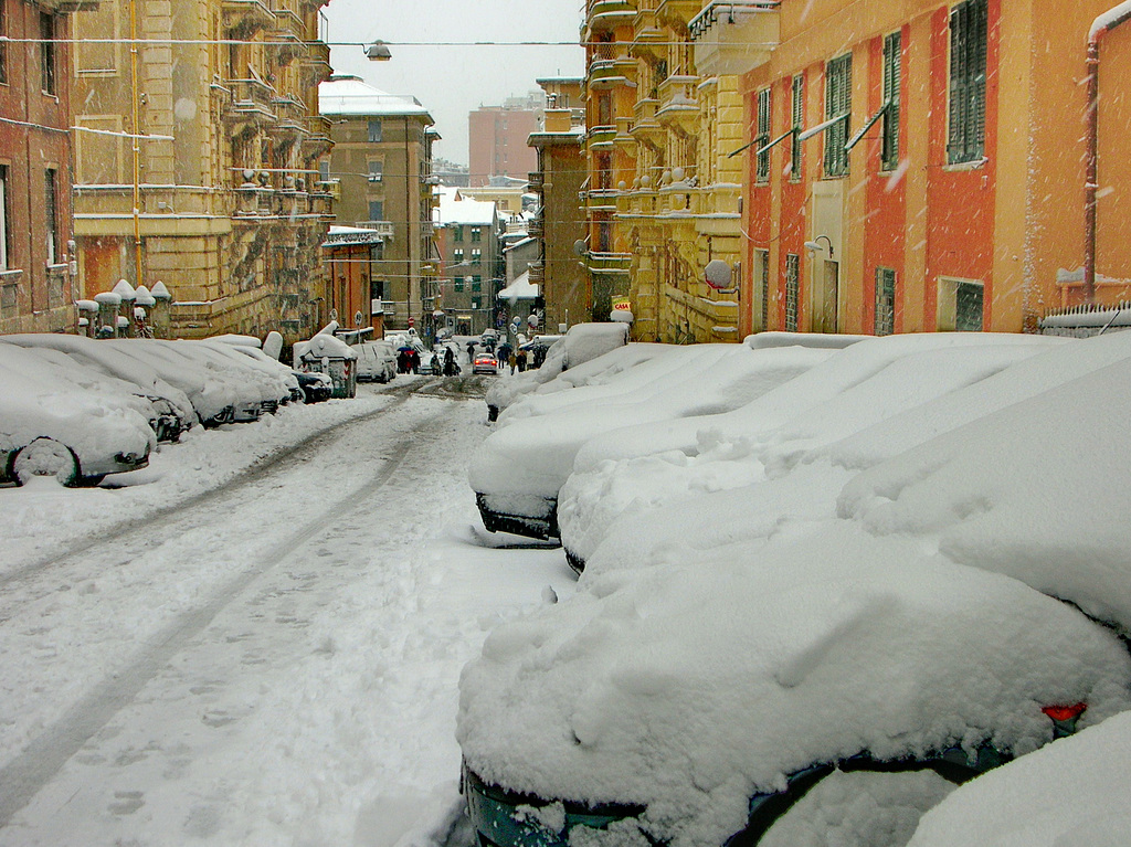 Sestri sotto la neve