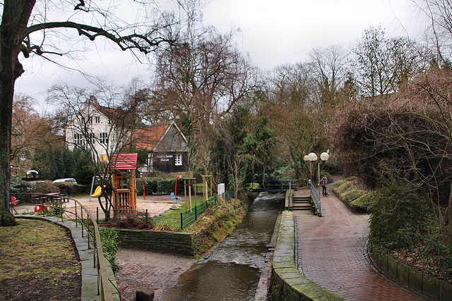 Elbsche mit Spielplatz am "Mühlchen" (Wetter-Wengern) / 30.12.2021