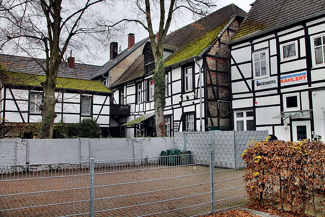 Fachwerkhäuser an der Oststraße (Hamm) / 16.12.2023