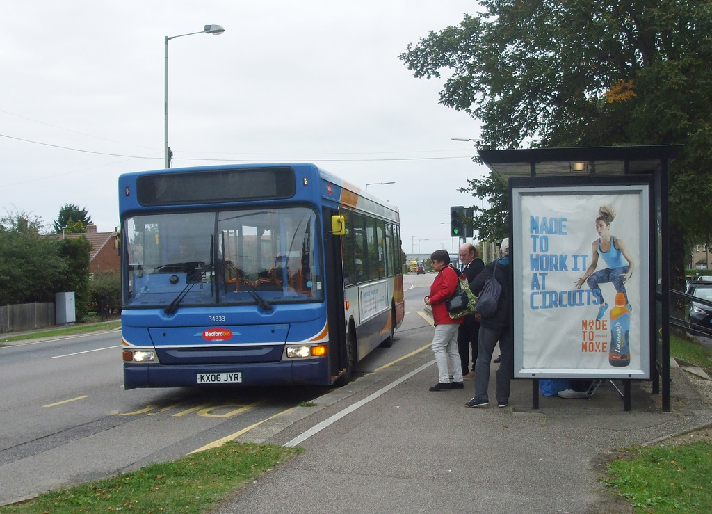 DSCF5663 Stagecoach East KX06 JYR in Bedford - 7 Oct 2016