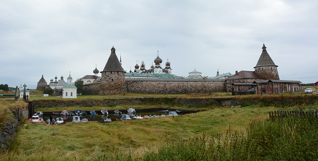 Спасо-Преображенский Соловецкий монастырь, Вид с юго-запада