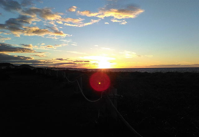 Coucher de soleil avec.....