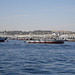 Boats Below The Aswan Dam