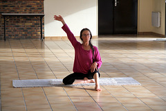 Brigitte professeur de yoga