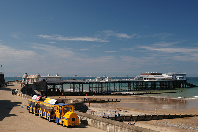 Tourist Train At Cromer Pier