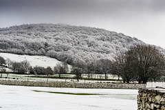 snowy Shire Hill across the Cricket Ground