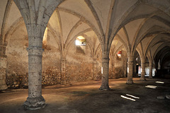 Le cellier de l'abbaye de la Guiche